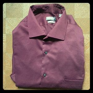 Van Heusen Button Down, Dark Red